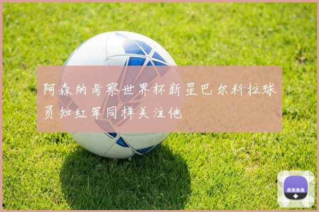 阿森纳考察世界杯新星巴尔科拉球员知红军同样关注他